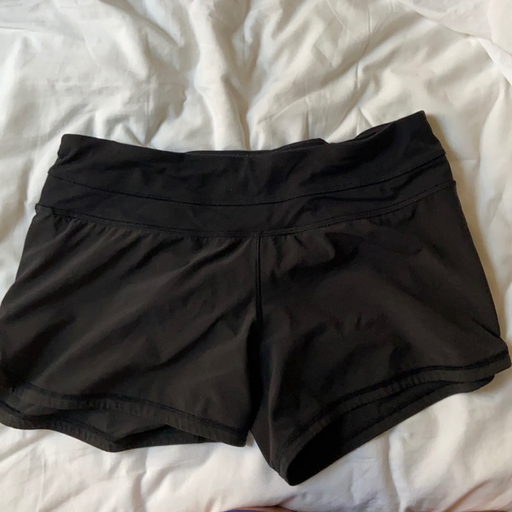 Black lululemon athletic shorts!